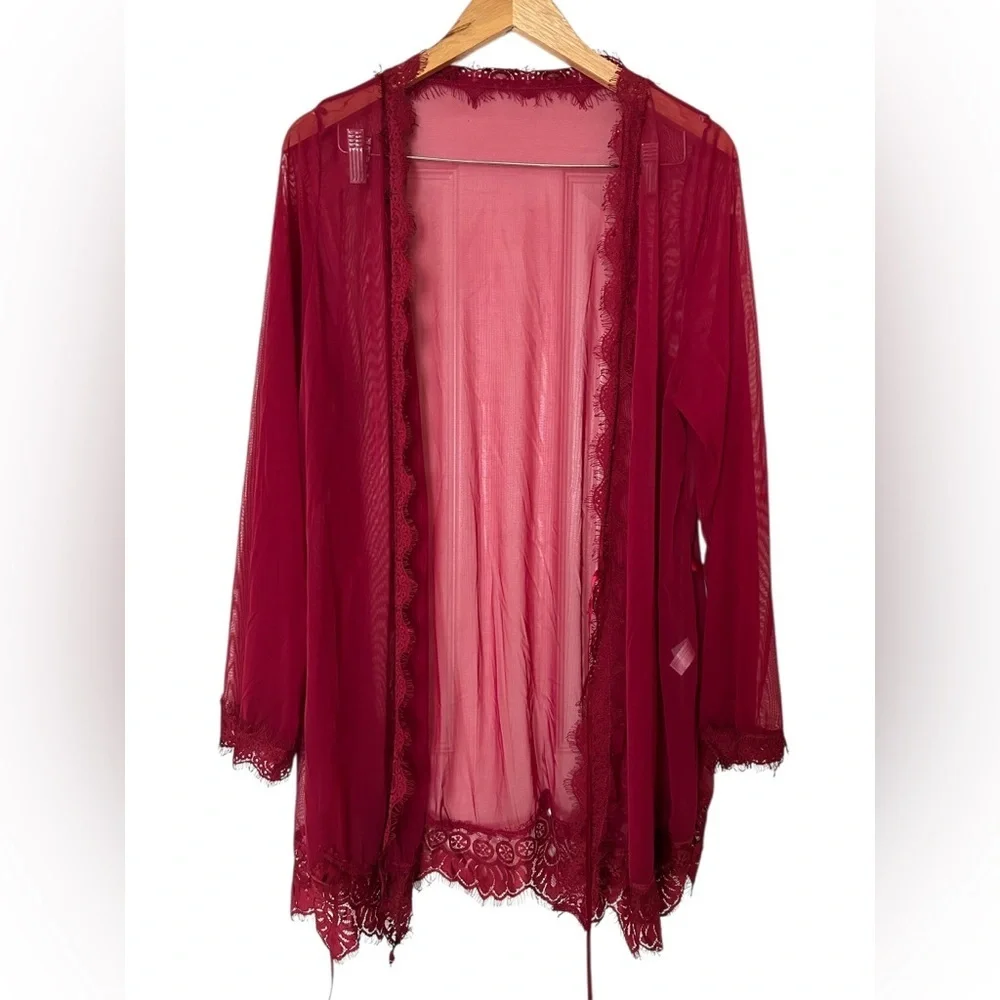 Oh La La Cheri | Eyelash Robe with Satin Sash